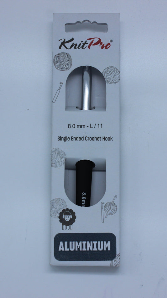 Knit Pro Silver Aluminium Hook