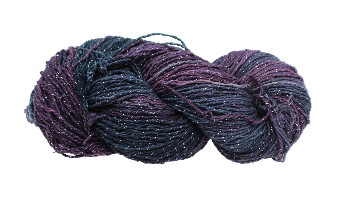 Cotton Linen Blended Sparkle Multicolor Yarn