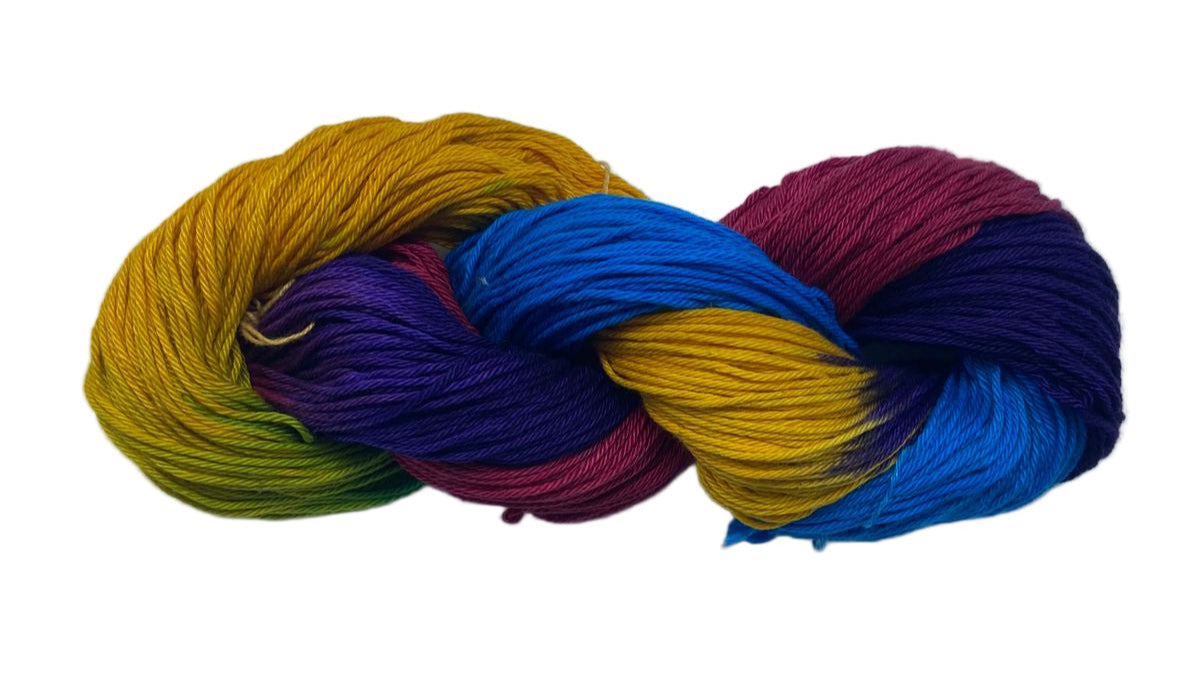 Baby Cotton Yarn Multi Color 100 Grams Yarn
