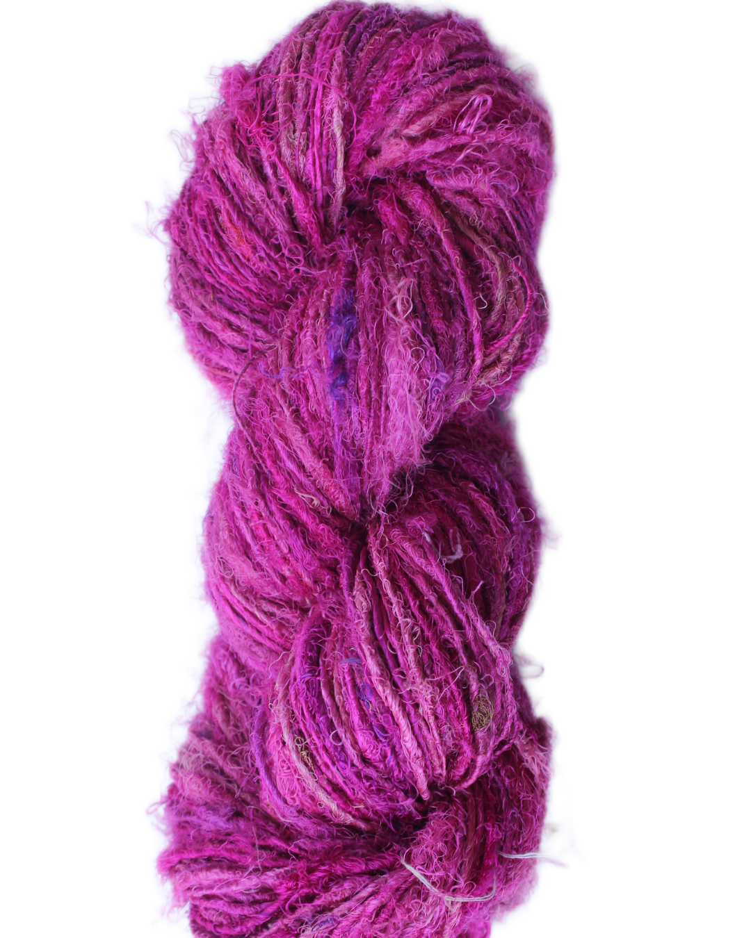 Handspun Sari Silk Yarn Solid Color