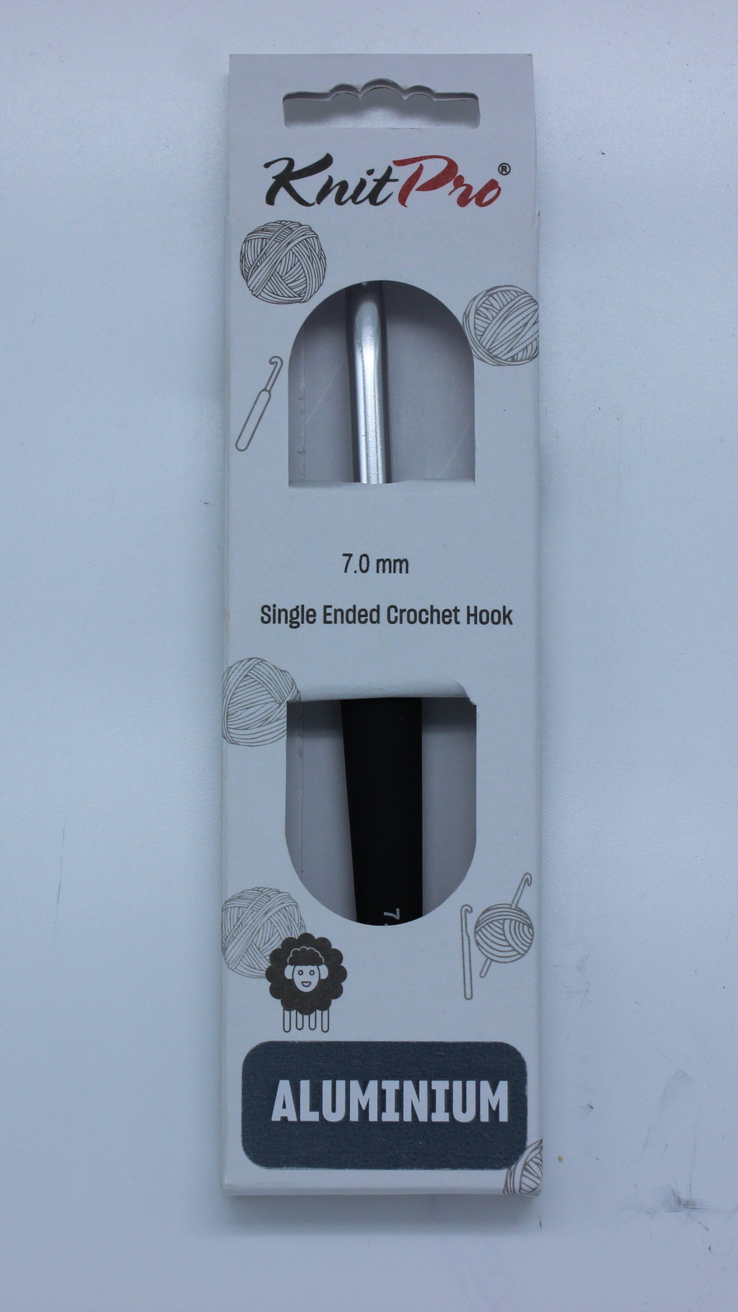Knit Pro Silver Aluminium Hook