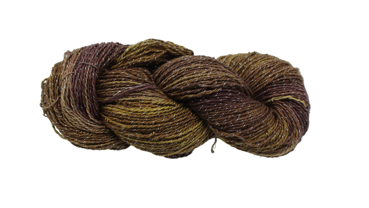 Cotton Linen Blended Sparkle Multicolor Yarn