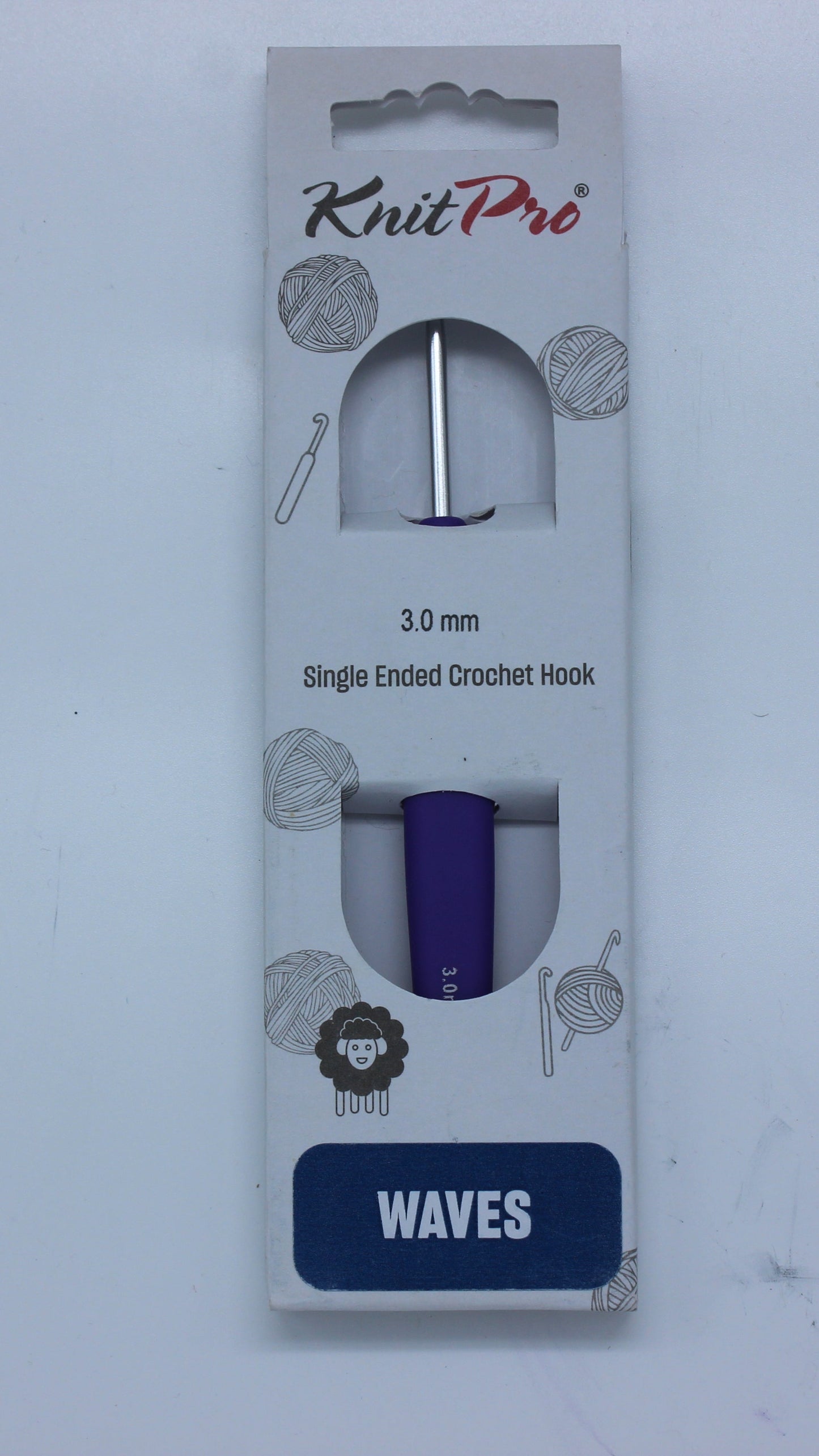 Knit Pro 2.0 Waves Aluminium Silver Hooks