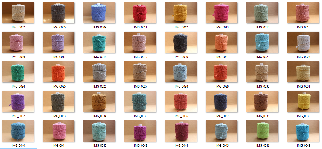 Macrame Cords 3MM Twisted