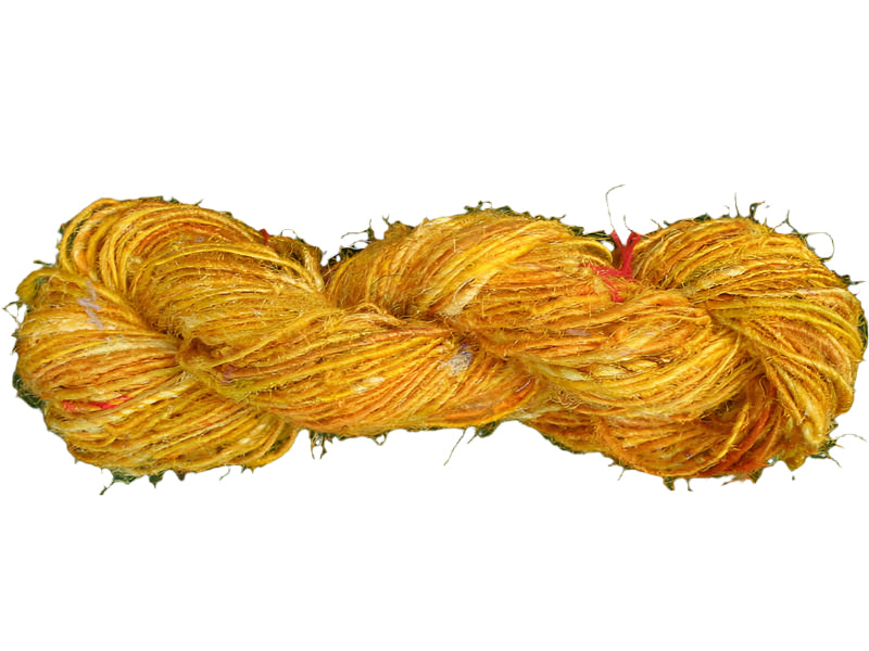 Handspun Sari Silk Yarn Solid Color
